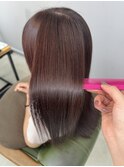 *艶髪_髪質改善カラー_ピンクブラウン_m102