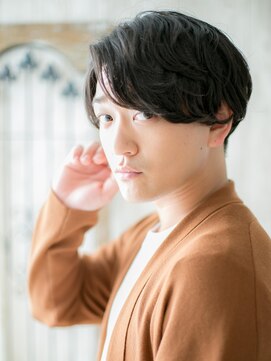 モッズヘア メン 上尾東口店(mod's hair men) 30代40代フェザーマッシュ黒髪韓国ヘアX上尾