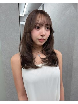 ボタン ハカタ(VOTAN hakata) 【柿本真優】レイヤーカット/柔らかヘア/ベージュカラー