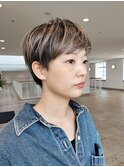 丸みベリーショート/ショートカット/ショートヘア/30代/40代