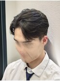 フェザーパーマセンターパートダウンパーマニュアンスパーマ韓国