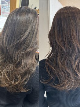 ジェリカヘアー サンフラワー通り(Jlica hair)の写真/[お得なク-ポンあり]大人女性のお悩みを解決しながら,理想の色味に♪グレイカラーでも明るく綺麗に染まる＊