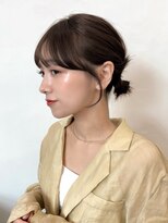 ガーデントウキョウ(GARDEN Tokyo) 【顔まわりで魅せる、大人ナチュラルまとめ髪】