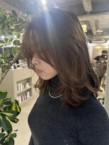 フラッグ ヘアー 天神西通り店(Flag HAIR) シアベージュ ミディアム