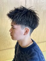 ニアウ 伊勢崎連取店(Niau) スパイキーショートアップバングアイブロウ眉毛パーマ