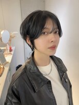 サンド 池袋(sand)&nbsp;ブルーブラック/池袋/ボブ/カラー/ベージュカラー