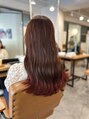 シアン 橋本店(Shian)&nbsp;グラデーションレッド×レッドブラウンウェーブ