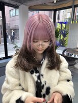 ベル ザ シック(BEL THE CHIC)&nbsp;ルーツカラー/ピンク×ブラウン