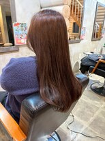 クレエ ヘアー デザイン(creer hair design)&nbsp;うるツヤ髪質改善ナチュラルストレート小顔レイヤーカットロング
