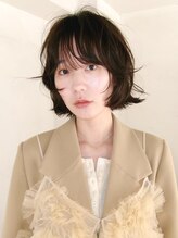 ミース(MIES) レイヤーボブ/顔周りレイヤー/ベージュブラウン/担当者平井