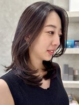 シベルバレー 横浜(sibell)&nbsp;＊ミディアムレイヤーカット顔周りレイヤーウルフハッシュカット