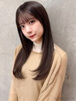 オーブヘアー サテラ 沼津店(AUBE HAIR satela)&nbsp;20代・30代_韓国_セミロング
