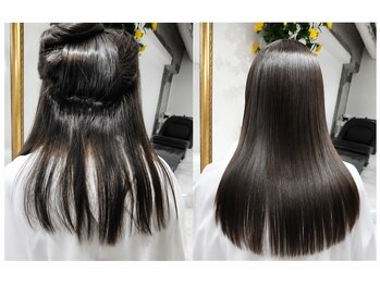 ココベロビビ(cocoBELOvivi)の写真/くせ毛・パヤ毛・エイジング毛に悩む方へ！酸性縮毛矯正で髪質改善。憧れのスタイルを叶えます☆（40文字）