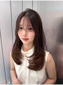 ブリーチなしカラー/ワンホンレイヤー/髪質改善/似合わせカット