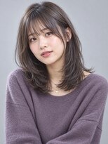 トリニティ(trinity)&nbsp;ブリーチ×髪質改善　ダークアッシュ　レイヤーカット【豊見城】