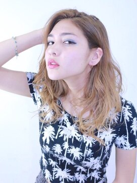 ヘアサロンエム 渋谷店(HAIR SALON M) 外国人風イエローベージュ