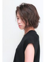 フィルヘアー(fil hair) アッシュグレージュ＆ラフ艶感