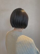 トップヘアーヒルズ 安城(TOP HAIR HILLS)&nbsp;収まり良いショートボブ/アッシュブラック/ヘルシースタイル