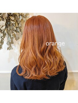 ボアップ 松山店(boappu) オレンジカラー ケアブリーチ