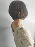 【morio原宿】パーマ風ショートスタイル　前髪なし