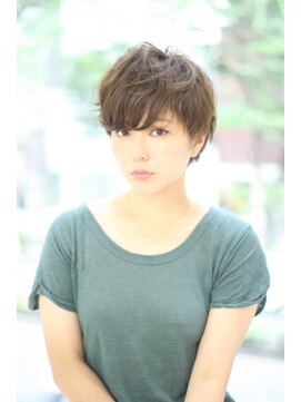 美容室 リーフ 竜南店(LeaF) ふんわり女子っぽく仕上げるマニッシュショートスタイル☆