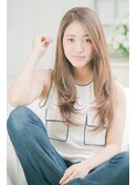 ロング×ナチュラル×ハイトーン