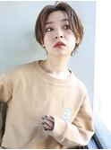 天神【BIRTH】センターパート×大人パーマ束感ショート