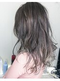 ダークアッシュハイライト韓国風ケアブリーチハイトーンワンホン