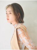 王道ぱっつんボブ×フェイスカラー