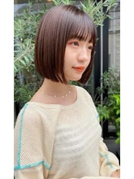 サンド 鹿児島中央(sand) 黒髪/グレーベージュ/レイヤーロング/前髪パーマ[鹿児島駅]