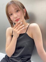 ソヨン 守口ジャガータウン店(SOYON)&nbsp;大人っぽ切りっぱなしボブと顔周りレイヤー