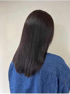 ヘアーアートミュージアム(Hair Art Museum) ミディアム/ニュアンスレイヤー/パープルピンクブラウン4/27