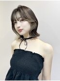 ♪顔周り レイヤー ウルフ 韓国ボブ タッセルボブ