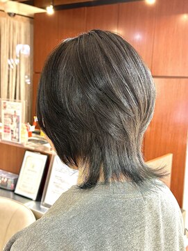 クオリス 上板橋店(QUALIS) 小顔似合わせカットくびレイヤーエモージュ大人可愛い