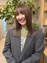 ロニカ 銀座(LOuNICA)&nbsp;マロンベージュ/レイヤーカット/秋カラー/顔周りレイヤー