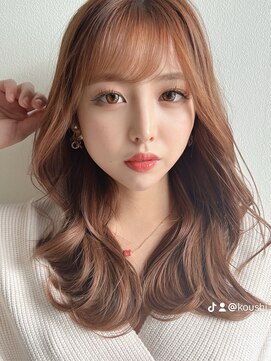 ラナホンジン(Lana HONJIN) 韓国風/透明感カラー/オリーブベージュ/前髪/小顔カット