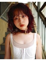 ウクク(UCUCU) ディープレッド×カット