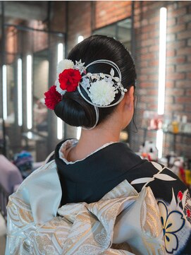 ベイショア(Bay Shore NY) シニヨンヘア/成人式ヘア/ヘアアレンジ