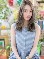 カバーヘア ブリス 戸田公園西口店(COVER HAIR bliss) アシンメトリーくすみカラー韓国風巻きc6戸田公園20代30代40代