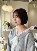 リナ　柔らかいブラウンとボブ