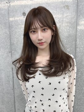 フォンズ(FONS) レイヤーカット　ワンカール　チョコブラウン　ブリーチなし