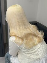 ベレーザ 渋谷(BELEZA)&nbsp;13362ブリーチ＆ダブルカラー韓国レイヤーホワイトブロンド