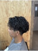 縦落ちツイストスパイラルパーマ