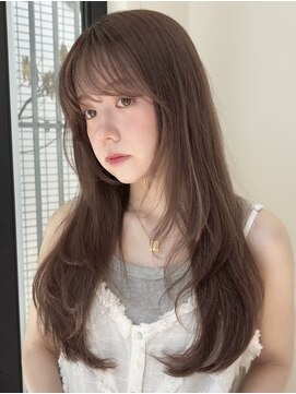 ローネス ギンザ(LONESS ginza) レイヤーカット/くびれヘア/くすみベージュ/透明感カラー