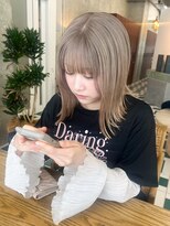 ノエ(noe)&nbsp;ホワイトグレージュ/デジタルパーマ/チェリーブラウン/栄h93