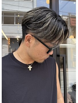 メンズバイココテラス 豊中(men's by cocoterace) 毛流れパーマ/メンズパーマ/センターパート