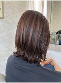 くびれヘアミディアムレングス