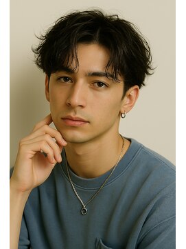 モロコ メンズカット(moloco) グレーアッシュ/グレー/ハイライトカラー/フェード/ツーブロ