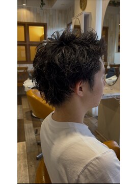 アンプヘアー 西京極店(unpeu hair) 短髪ワンカールパーマ
