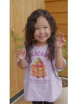 グーム(goom.)&nbsp;くせ毛風くりくりパーマ　キッズカット